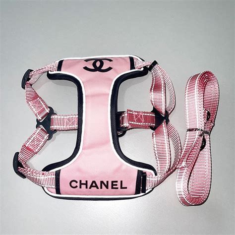 pink chanel dog carrier|Chanel dog wardrobe.